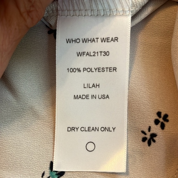 Anthropologie Who What Wear Blouse Lilah small. Flirty, boho - Picture 10 of 10